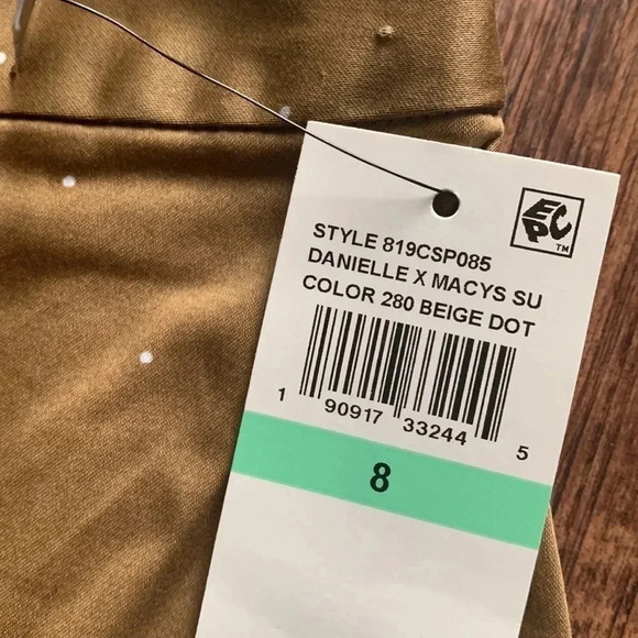 Macy’s x Danielle Bernstein Boyfriend Dress Shorts Polka Dot NWT - Picture 10 of 12